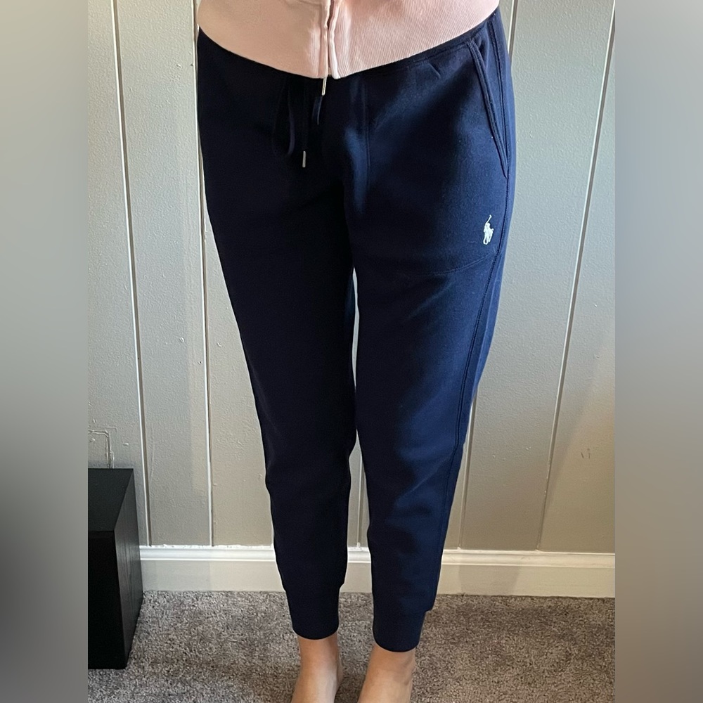 Polo Navy Blue sweat pants, only worn once.